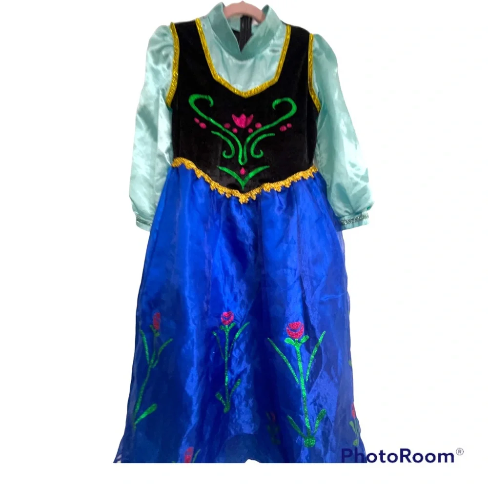 Frozen Anna Halloween costume pretend play approx size 5-8y old